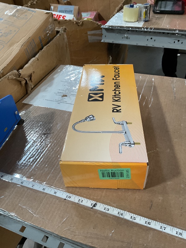 Photo 1 of XMK All Metal RV Kitchen Faucet,Camper RV Kitchen Sink Faucet Replacement with Flexible Arc 360 Degree Rotatable Tri-Function Sprayer for Campers,Motorhomes,Travel Trailers,8 Inch 2 Hole