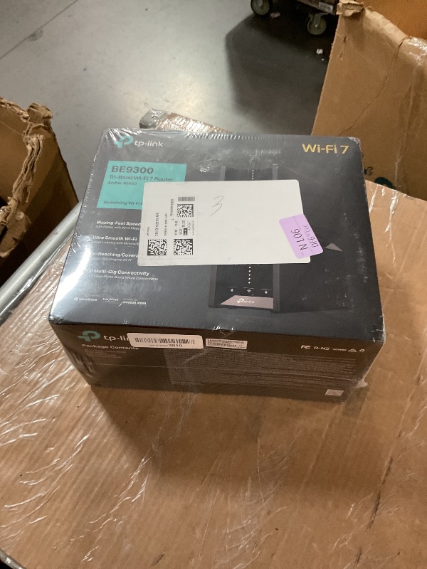 Photo 1 of *** Factory Sealed *** 
TP-Link Tri-Band BE9300 WiFi 7 Router Archer BE550 6-Stream 9.2Gbps Full 2.5G Ports 6 Internal Antennas Covers Up to 2,000 Sq. Ft. Add Easy-Mesh Device for Extended Coverage VPN Support