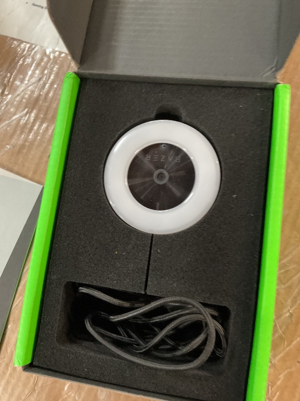 Photo 1 of Razer Kiyo Streaming Webcam: 1080p 30 FPS / 720p 60 FPS - Ring Light w/Adjustable Brightness - Built-in Microphone - Advanced Autofocus