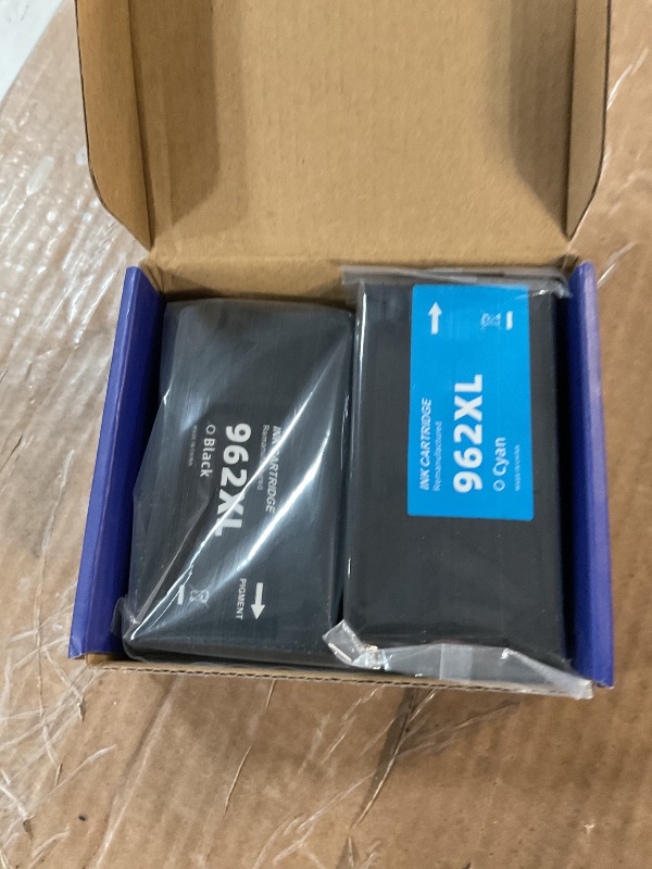 Photo 1 of (Latest Chip) 962XL Ink Cartridges Combo Pack Remanufactured Replacement for HP 962XL 962 Ink Cartridges for HP OfficeJet Pro 9015e 9018e 9025e 9010 9015 9018 9020 9025 Printer (1BK/1C/1M/1Y, 4 Pack)