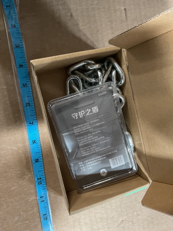 Photo 1 of Security Chain Lock,Bike Chain Lock, Premium Case-Hardened Security Chain ,Cannot Be Cut with Bolt Cutters Or Hand Tools, Ideal for Motorcycles, Bike, Generator, Gates ,Outdoor Furniture