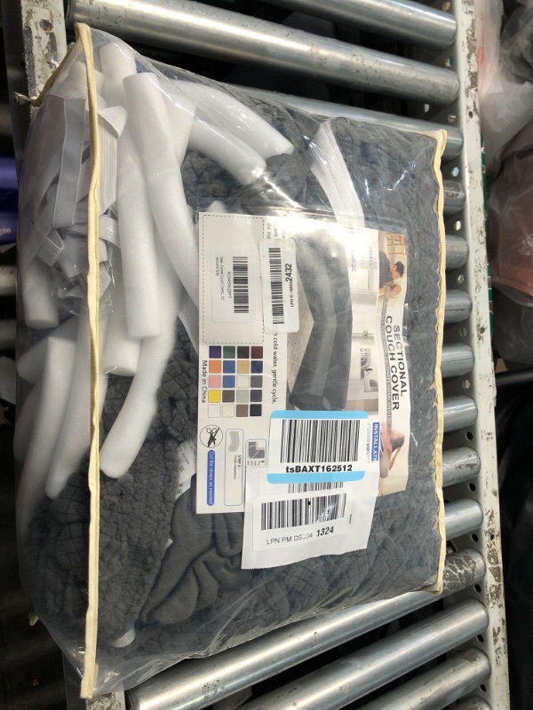 Photo 1 of ***(HEAVILY USED)***
Arfntevss Corner Sectional Couch Covers Grey L Shape Sofa Covers Super Soft and Stretch Jacquard Fleece Slipcovers U Shaped Stretch Washable Dog Pet Cat Friendly Furniture Protector (Gray, Small)