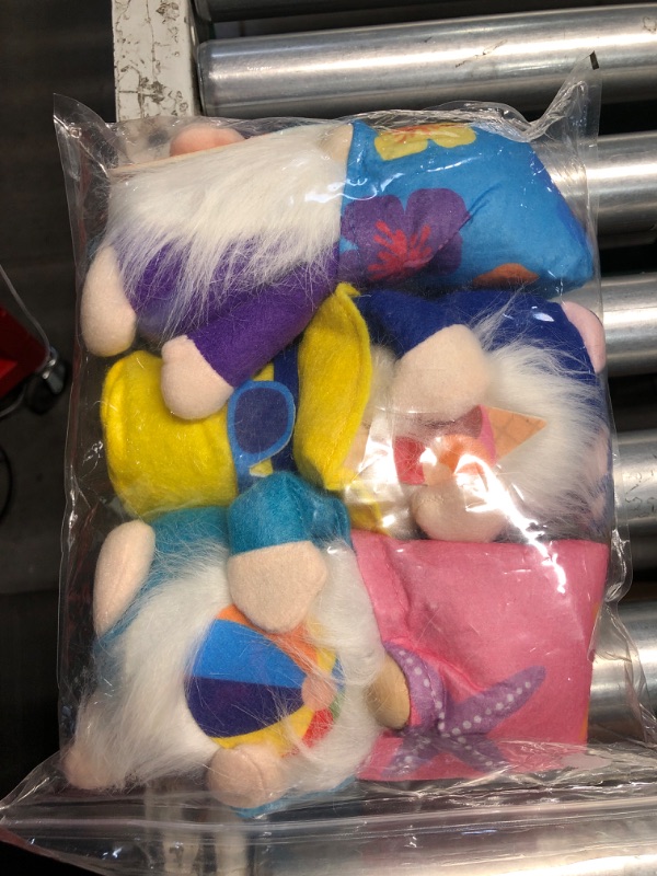 Photo 1 of ( see all images) Godeufe Set of 3 Spring Gnomes Plush Summer Beach Decorations Handmade Elf Dwarf Figurines for Home Kitchen Farmhouse Tiered Tray Holiday Festival Party Scandinavian Tomte