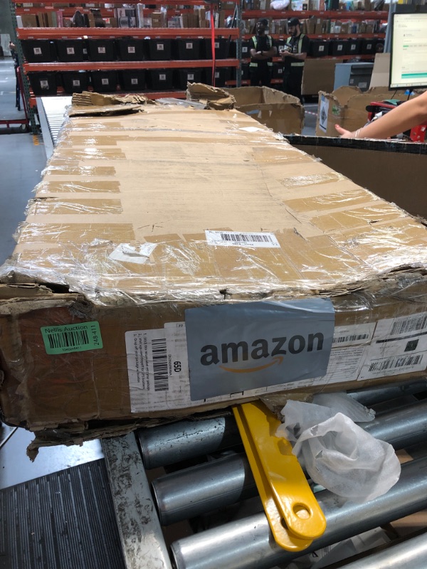 Photo 1 of 2 Ton Engine Hoist, Folding Cherry Picker Engine Hoist with Lever and 6 Casters, Heavy Duty Hydraulic Shop Crane, Engine Crane Lifter for Garage Workshop, Yellow