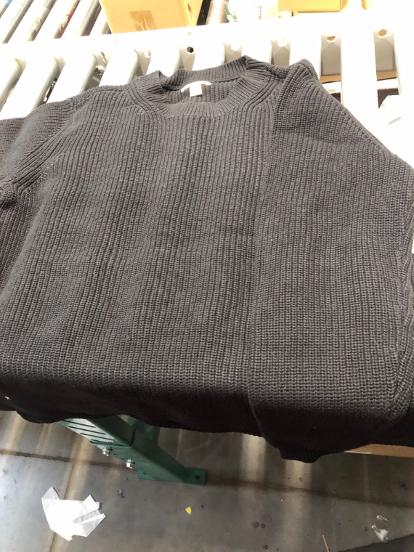 Photo 1 of (size L) Men's Knitted Sweater Autumn Long Sleeved Bottom Shirt Crew Neck Sweaters Knit Henley Pullover Loose Fit Sweatshirt