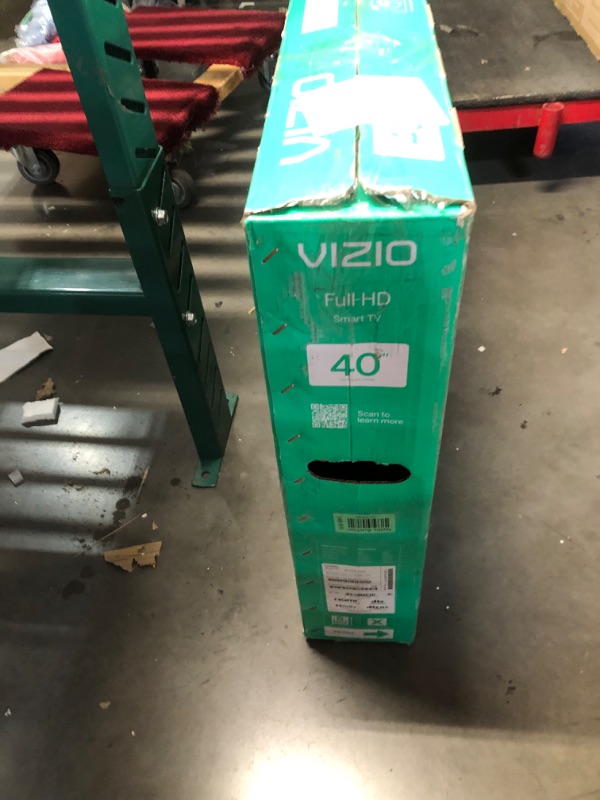 Photo 1 of ***DAMAGED - SCRATCHED - SEE PICTURES - MISSING REMOTE***
VIZIO 40-inch Full HD 1080p Smart TV with DTS Virtual: X, Alexa Compatibility, Google Cast Built-in, Bluetooth Headphone Capable, (VFD40M-08 New)