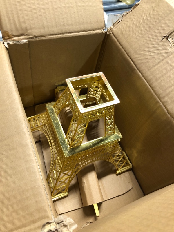 Photo 1 of (see all images) allgala 19 Inch 48CM Eiffel Tower Statue Decor Alloy Metal-Bronze (EF19-86195)