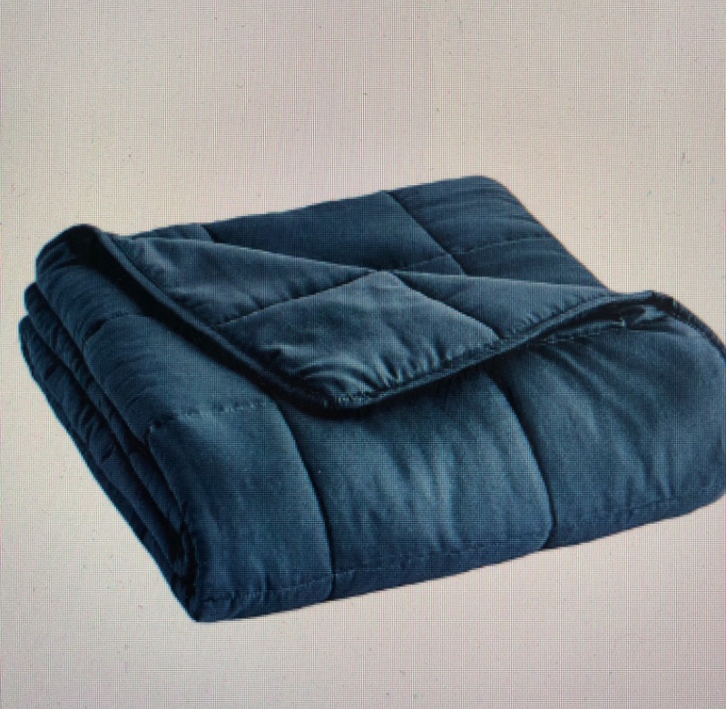 Photo 1 of (FAIR/USED) Pur Serenity Microfiber 12 lb. Weighted Blanket