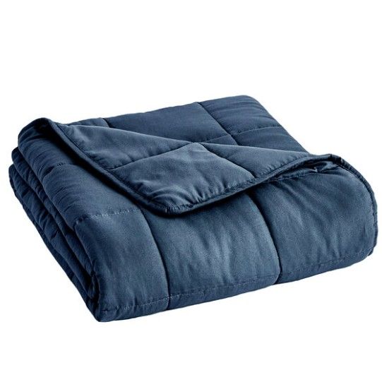 Photo 1 of (FAIR/USED) Pur Serenity Microfiber 12 lb. Weighted Blanket