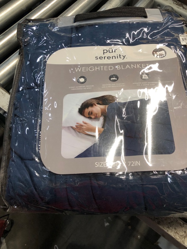 Photo 1 of (FAIR/USED) Pur Serenity Microfiber 12 lb. Weighted Blanket