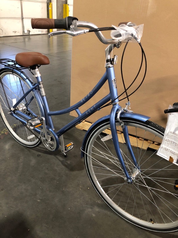 Photo 1 of (see all images) Kent 700C Providence Cruiser Bike, Adult, Light Blue and Brown