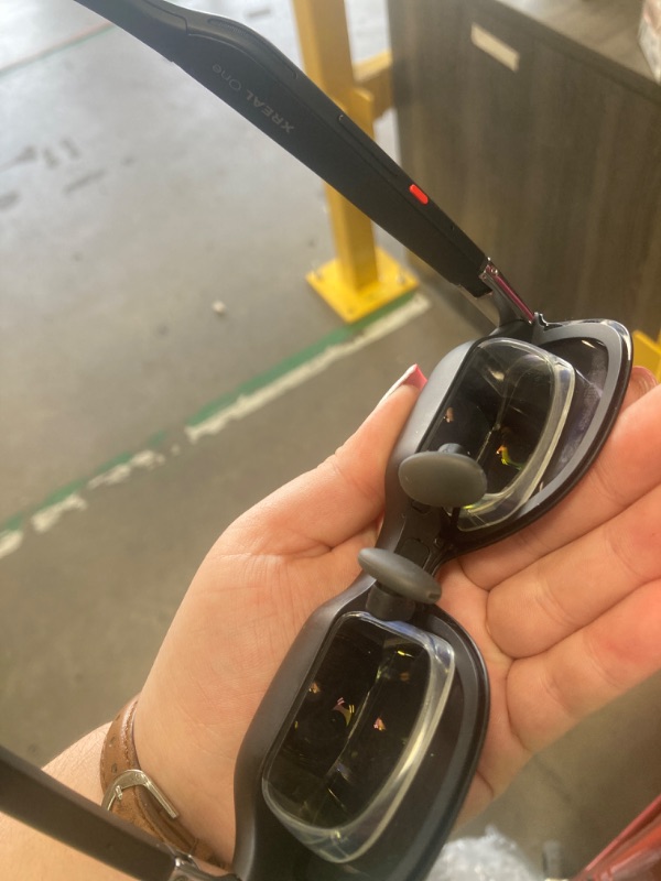 Photo 1 of * FINAL SALE NONREFUNDABLE * XREAL One AR Glasses with X1 Chip, Native 3 DoF, 147" 50°FOV 120Hz HD Display, Renowned Audio, 3 Adjustable Lens Transparency, Smart Glasses for iPhone 16/15, Steam Deck, ROG, Mac, PC, Android & iOS