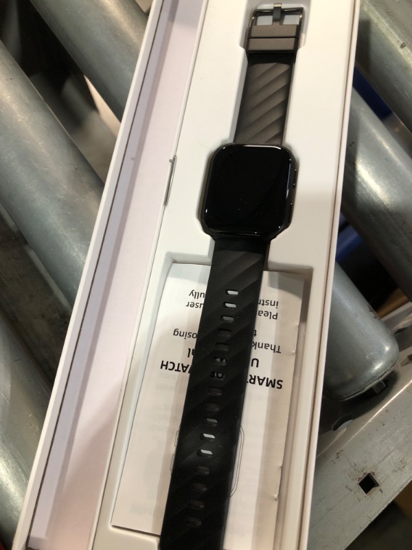 Photo 1 of (missing charger)FITVII Health & Fitness Tracker 2024 (Answer/Make Calls), Smart Watch with 24/7 Heart Rate and Blood Pressure, Sleep Tracking, Blood Oxygen Monitor, 120+ Sport Modes Activity Tracker