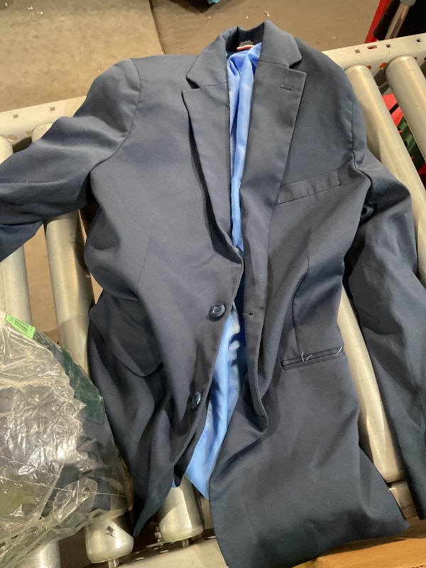 Photo 1 of (See images)Tommy Hilfiger Boys' 2-Piece Formal Suit Set, Navy, 18 Husky