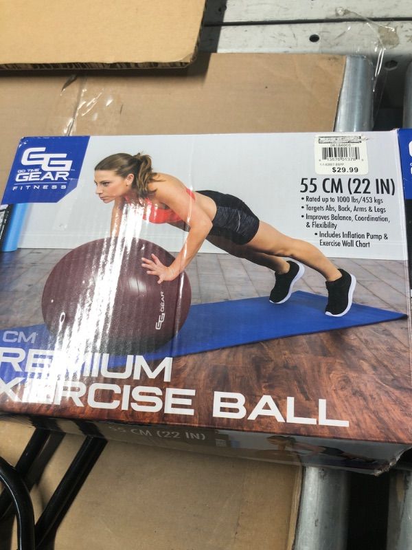 Photo 1 of (missing plug) GG Go Time Gear Exercise Ball Deluxe 