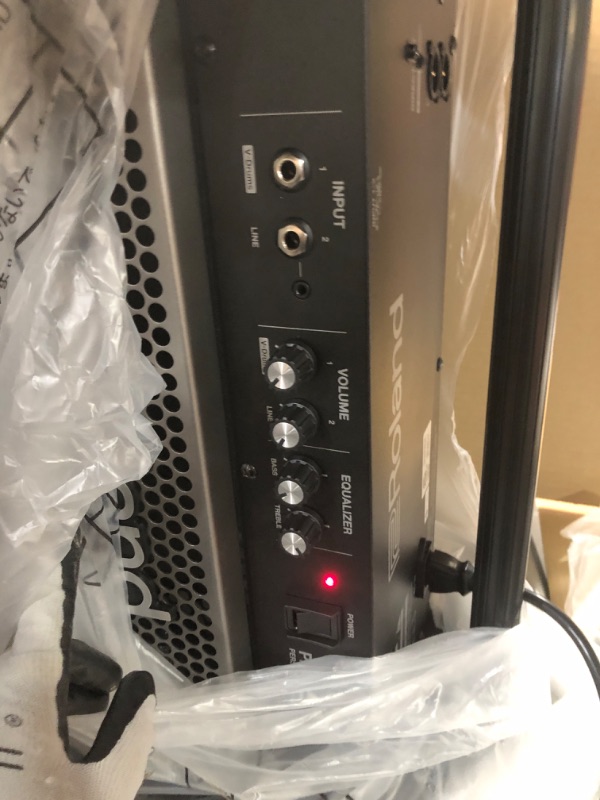 Photo 1 of ***PARTS ONLY - USED - POWERS ON - UNABLE TO HEAR SOUND - UNABLE TO TEST FURTHER - SEE PICTURES***
Roland PM-200 Compact Electronic V-Drum Set Monitor, 180-Watt