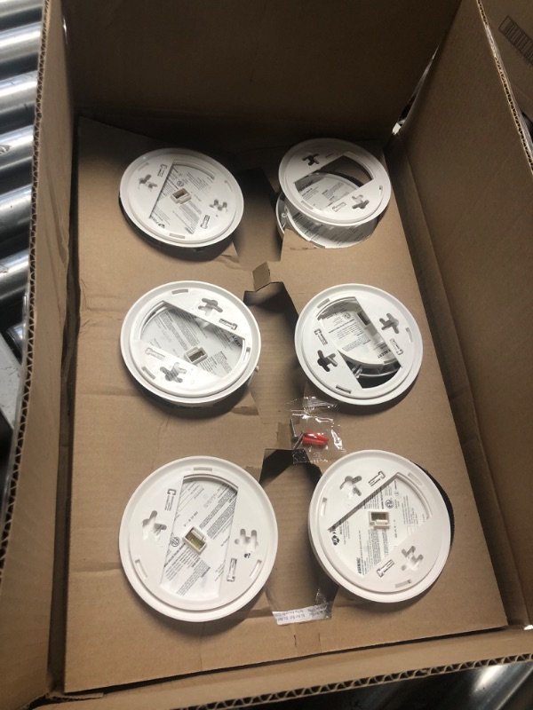 Photo 1 of First Alert SMICO100 Battery-Operated Combination Smoke & Carbon Monoxide Alarm -Pack 6