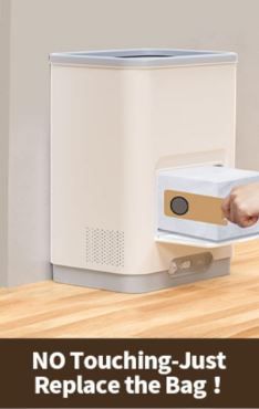 Photo 1 of Timnbo Touchless Vacuum Automatic Dustpan Great for Pet Hair/Food Crumbs/Dirt 4000PA Powerful Suction, Hair Vacuum for Salons Automatic Sensors, White Canister Vacuum Cleaner