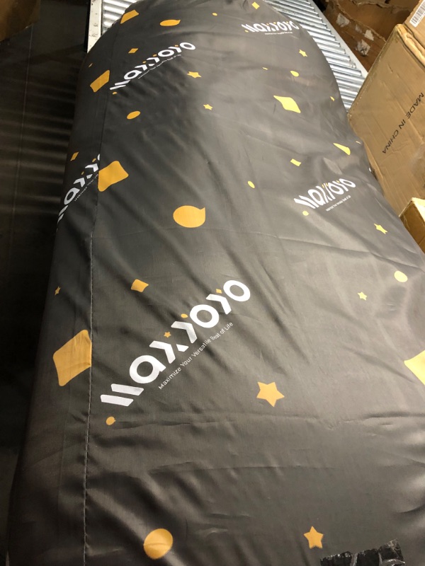 Photo 1 of (Used)Wake In Cloud - Toddler Nap Mat with Pillow and Blanket, 100% Cotton Fabric, for Kids Boys Girls in Daycare Kindergarten Preschool, Roll Up Sleeping Bag, Gray Spaces, Standard