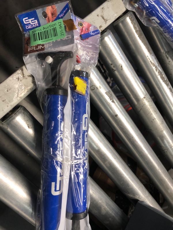 Photo 1 of  **** 2 pack ***Go Time Gear Inflating Ball Pump
Be prepared with the Go Time Gear ball pump. It easily fits into your gym bag or locker, so when you grab that ball, if it is a little low on pressure, this 12"ball pump will get you playing in seconds.