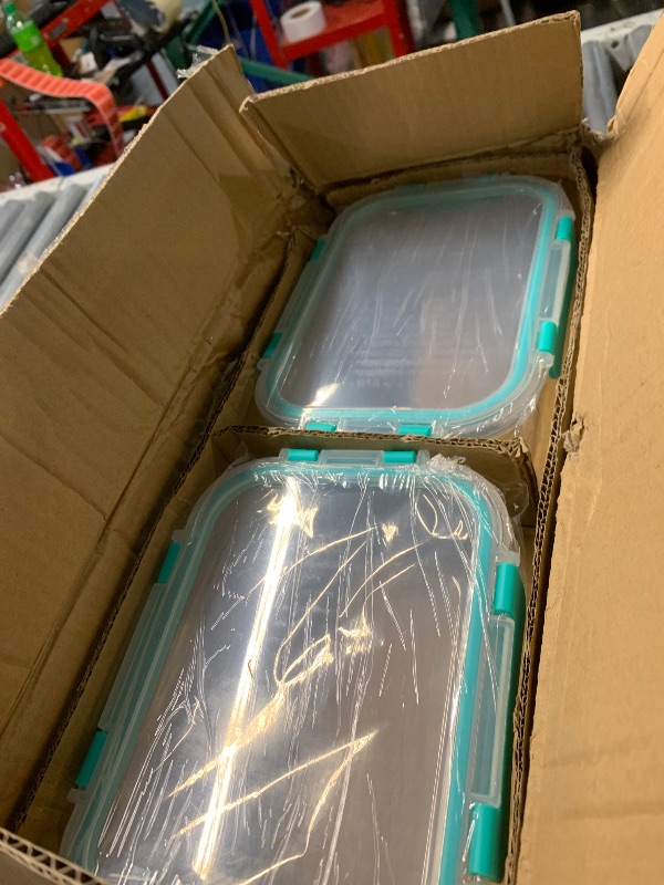 Photo 1 of [8-Pack,30 oz]Glass Meal Prep Containers,MCIRCO Glass Food Storage Containers,Airtight Glass lunch Containers with Lids, Microwave, Oven, Freezer and Dishwasher, Green
