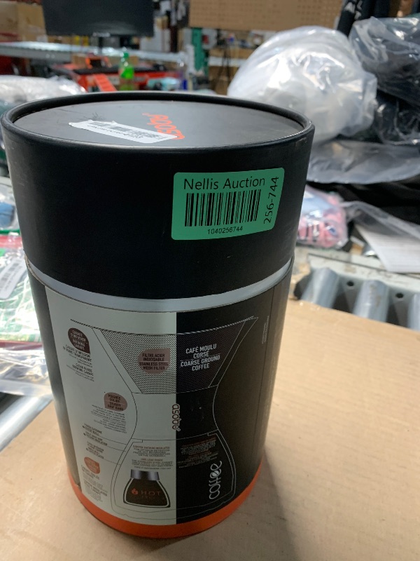 Photo 1 of (MISSING LID) asobu Insulated Pour Over Coffee Maker (32 oz.) Double-Wall Vacuum, Stainless-Steel Filter and Take on the Go Carafe (Smoke)