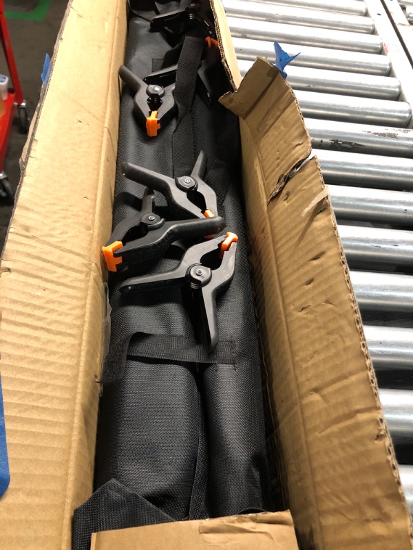 Photo 1 of Photo Backdrop Stand for Parties, 10x6.5FT Adjustable Backdrop Stand Studio Photography Background with Carrying Bag and Clamps for Projector Screen, Photoshoot