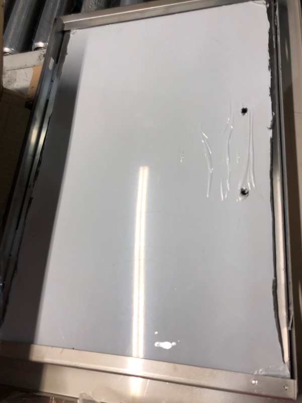 Photo 1 of (used)(damaged)(see images) BBQ Future Stainless Steel Outdoor Kitchen Door 14W x 20H Inch, Cabinets Vertical Single Access Doors for Grilling Station 