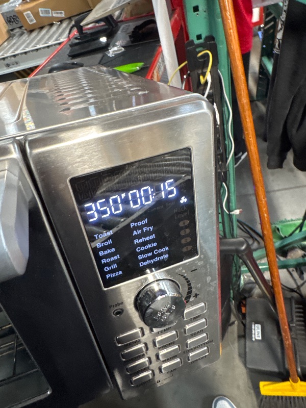 Photo 1 of (POWER TESTED) Nuwave Bravo Air Fryer Toaster Smart Oven, 12-in-1 Countertop Convection, 30-QT XL Capacity, 50°-500°F Temperature Controls, Top and Bottom Heater Adjustments 0%-100%, Brushed Stainless Steel Look