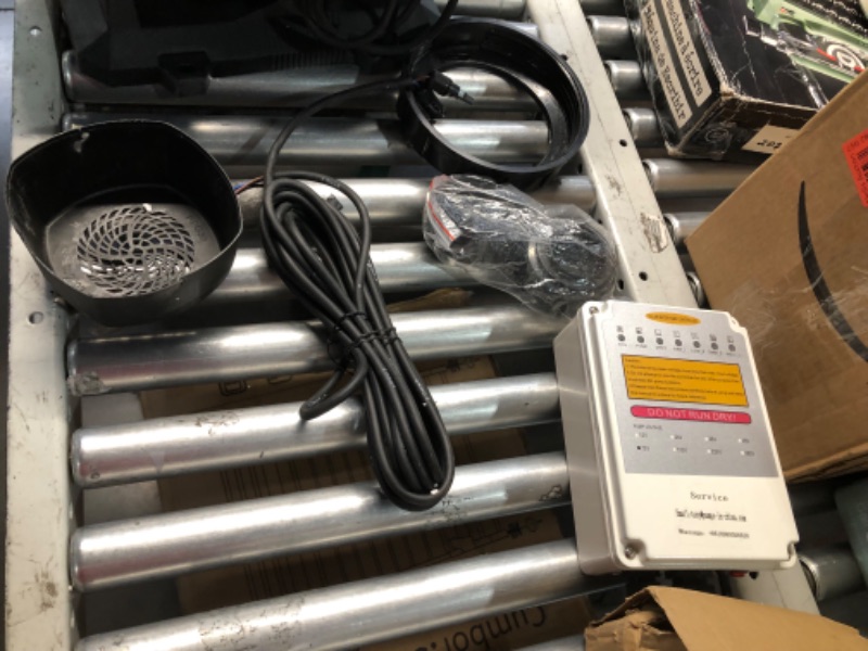 Photo 1 of ***DAMAGED - INCOMPLETE - SEE COMMENTS*** ***PARTS ONLY*** ***NON REFUNDABLE*** 
PWS Solar Powered Swimming Pool Pump, 72VDC, 1.6HP, 62ft, 136GPM, Solar Water Pump with MPPT Controller, Suitable for Salt Water, JP31-19/1200