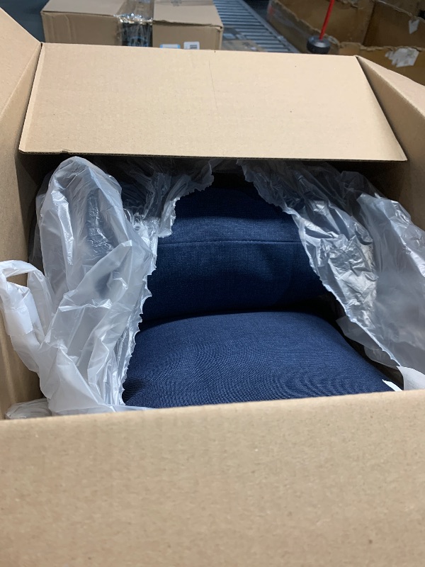 Photo 1 of ARDEN 2-Pack Solid Sapphire Blue Leala Square Throw Pillow
