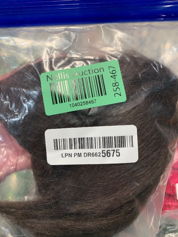 Photo 1 of REECHO 24" Long Straight Thick Clip in on Hair Extensions 4 Pieces Set Chocolate Deep Brown