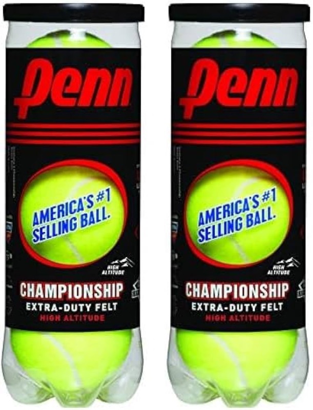 Photo 1 of ( See all images) Penn Championship High Altitude Tennis Balls - Extra Duty Felt Pressurized Tennis Balls