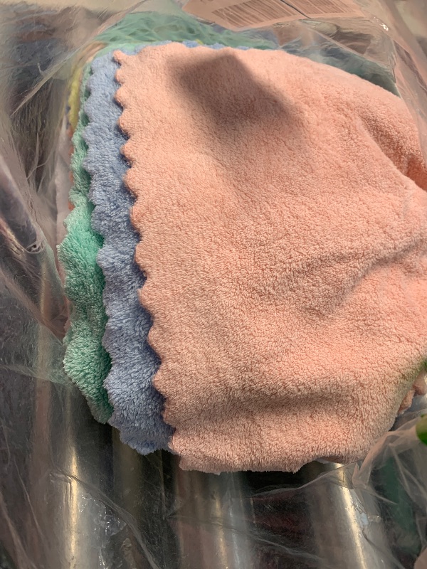 Photo 1 of ***(HEAVILY USED)***
HOMEXCEL Baby Washcloths 24 Pack-Microfiber Coral Fleece Baby Bath Face Towel 7 x 9 Inch Extra Absorbent and Soft Burp Cloth and Wash Cloths for Newborn-Infants and Toddlers-Gentle On Sensitive Skin