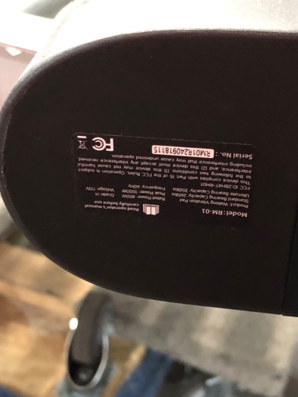 Photo 1 of ***USED - NO POWER CORD - REMOTE - UNABLE TO TEST - SEE PICTURES***
Walking Pad Treadmill with APP, 3 in 1 Under Desk Treadmill, 2.5HP Low Noise Walking Vibration Pad with Remote Control,Portable Treadmills for Home Office, Red