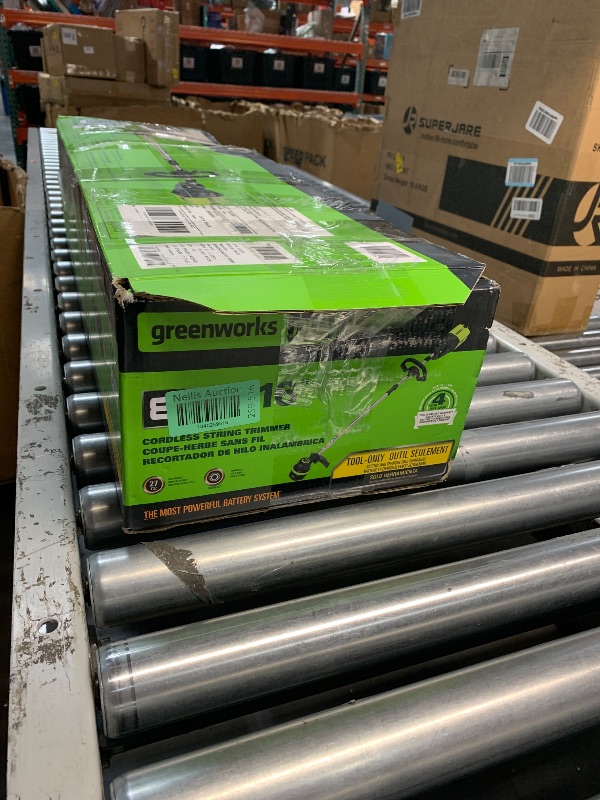 Photo 1 of (heavily used item) Greenworks PRO 16-Inch 80V Cordless String Trimmer, Battery Not Included ST80L00, Multicolor