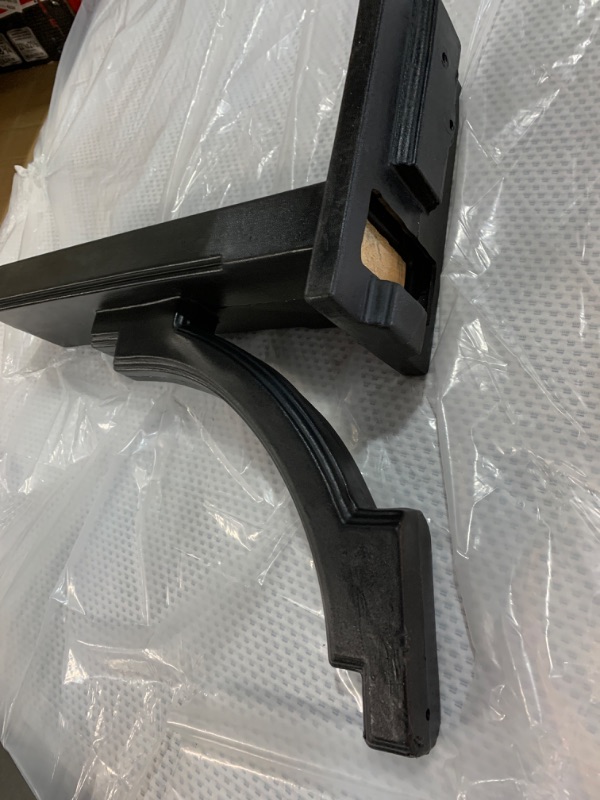 Photo 1 of (NO BOX OR BAG) (MISSING ALL HARDWARE AND ACCESSORIES) Arm Kit Replacement for Deluxe Post for 2 Mailboxes, Black
