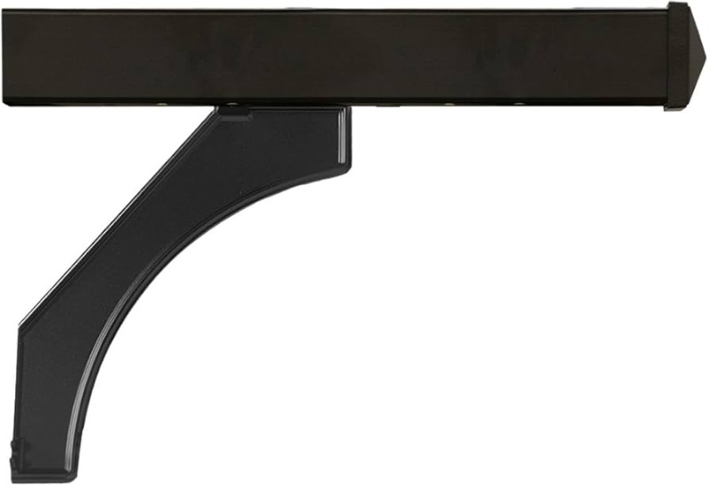 Photo 1 of (NO BOX OR BAG) (MISSING ALL HARDWARE AND ACCESSORIES) Arm Kit Replacement for Deluxe Post for 2 Mailboxes, Black