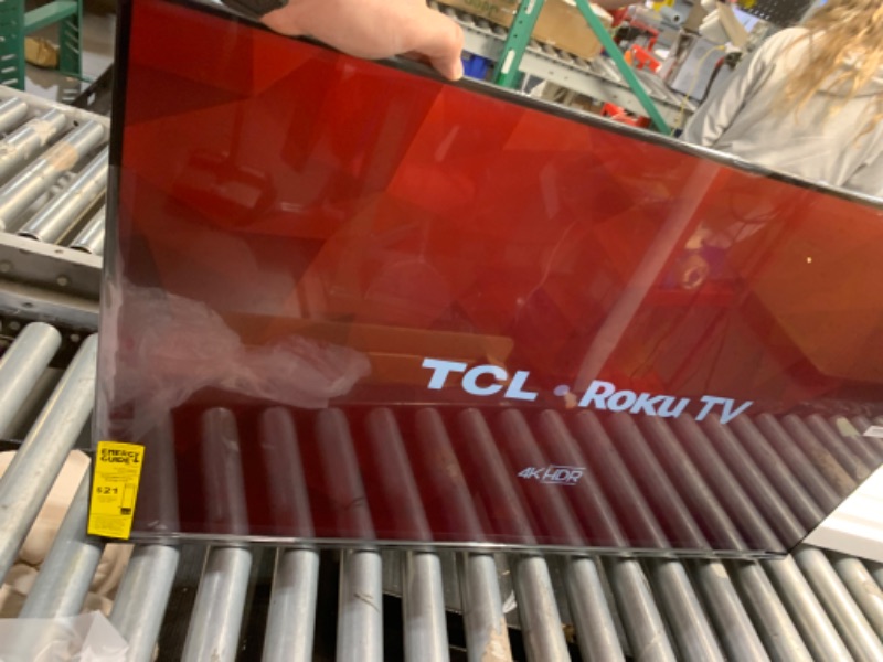 Photo 1 of ***DAMAGED - SEE COMMENTS***
TCL 43-Inch Class S4 4K LED Smart TV with Roku TV (43S450R, 2023 Model), Dolby Vision, HDR, Dolby Atmos, Works with Alexa, Google Assistant and Apple HomeKit Compatibility, Streaming UHD Television