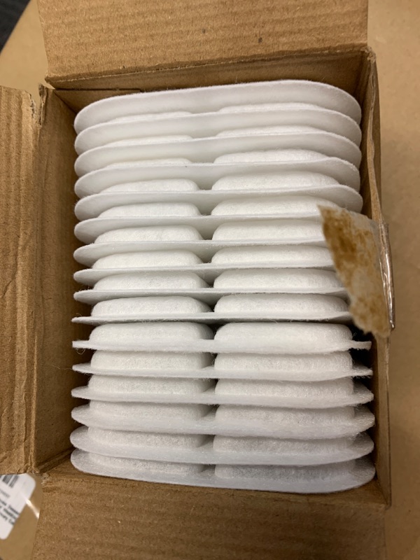 Photo 1 of Cat Water Fountain Replacement Filters Fit for 2.5L Fountain with Whiskers Pattern Triple Action Water Pet Cat Drinking Fountain Filter Pack of 16