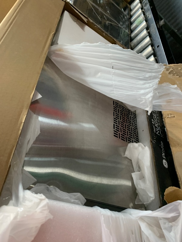 Photo 1 of ***FINAL SALE/PARTS ONLY ITEM***GE Profile Opal 2.0 with 0.75 Gallon Tank, Chewable Crunchable Countertop Nugget Ice Maker, Scoop included, 38 lbs in 24 hours, Pellet Ice Machine with WiFi & Smart Connected, Stainless Steel