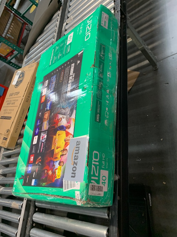 Photo 1 of *LINE THROUGH THE MIDDLE - MINOR DAMAGE* VIZIO 40-inch Full HD 1080p Smart TV with DTS Virtual: X, Alexa Compatibility, Google Cast Built-in, Bluetooth Headphone Capable, (VFD40M-08 New)