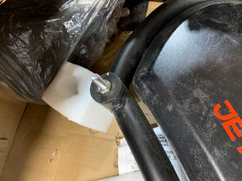 Photo 1 of ***PARTS ONLY MISSING HARDWARE***Jetson Bolt Electric Bike, Foot Pegs, Easy-Folding, Built-In Carrying Handle, Twist Throttle, Cruise Control, Up To 15.5 MPH, Range Up To 15 Miles, Ages 13+, Black, JBOLT-BLK