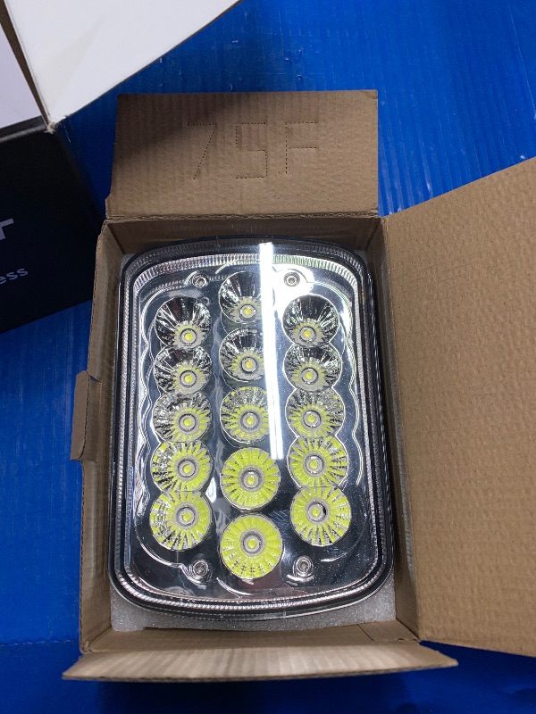 Photo 1 of KASLIGHT H6054 LED Headlights, Pair Rectangular 5x7 7x6 LED Headlight Hi/Low Sealed Beam Replacement Headlamp Compatible with Jeep Wrangler YJ XJ Chevy Express Ford GMC Savana Toyota Pickup Truck Van