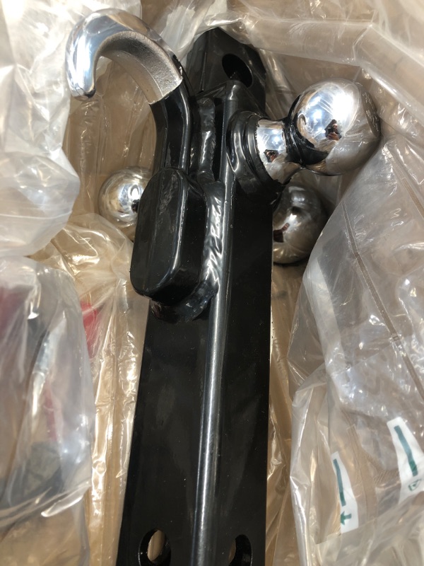Photo 1 of (see all images) Ayleid Trailer Hitch Tri-Ball Mount with Hook&Pin&Rotatable Tow Shackle
