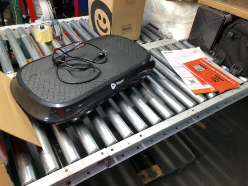 Photo 1 of ***NOT FUNCTIONAL - SEE COMMENTS***
LifePro Vibration Plate Exercise Machine - Whole Body Workout Vibration Fitness Platform w/ Loop Bands - Home Training Equipment for Weight Loss & Toning (Black)