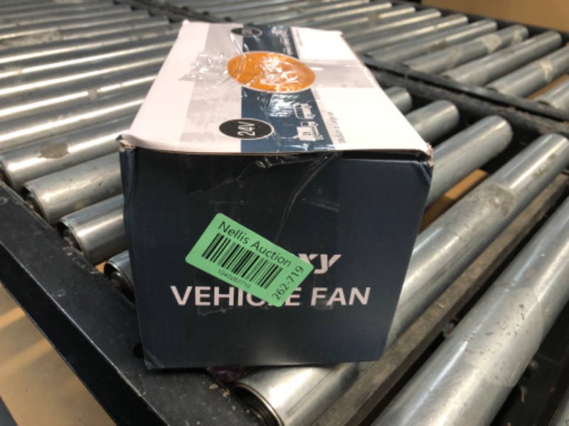 Photo 1 of (only one fan works) Poraxy Car Fan, 12V Cooling Fans for Backseat for Kids, Headrest 360 Degree Rotatable Dual Head Back Seat