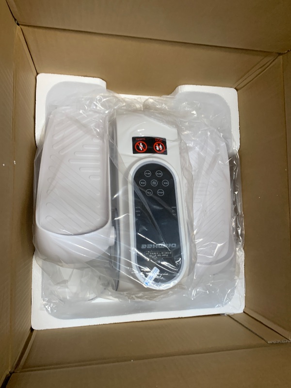 Photo 1 of DamKee Under Desk Elliptical Exercise Machine, Electric Ellipse Leg Exerciser As Seen On TV, 12 Speed Foot Leg Exerciser While Sitting for Seniors, Portable Mini Seated Pedal Exerciser for Home Office