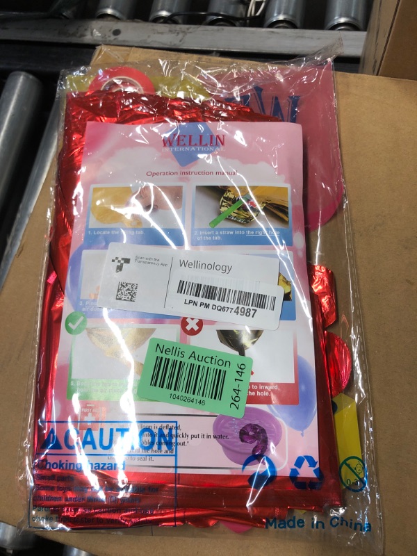 Photo 1 of [52 PCS] 16" Foil Red Letter Balloons 2 Sets of A-Z, Mylar Aluminum Hanging Alphabet for Romance Valentine's day Graduation New Year eve Birthday Party Decorations