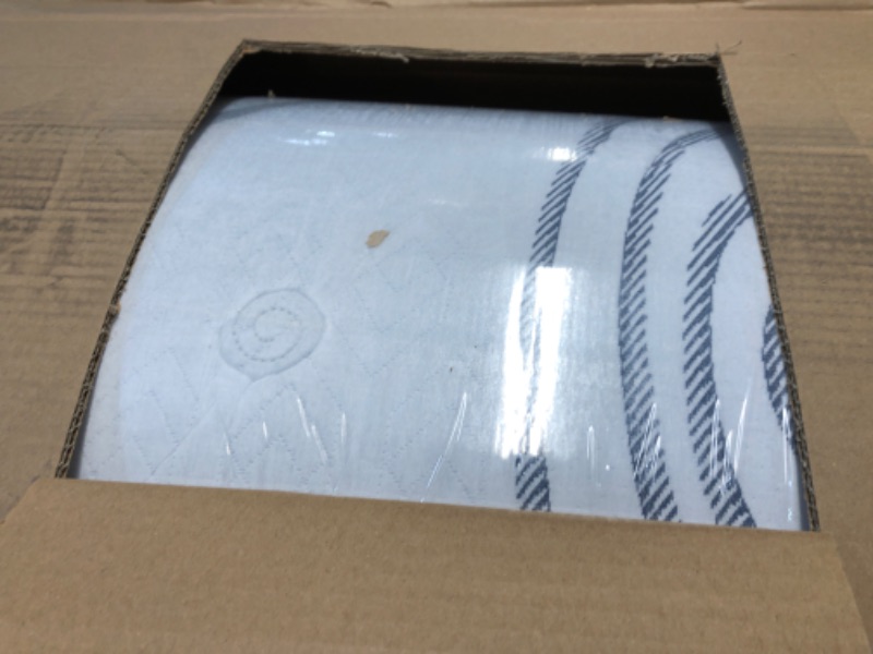 Photo 1 of Vibe Quilted Hybrid Mattress, 12-Inch Innerspring and Pillow Top Gel Memory Foam Mattress, Fiberglass Free, CertiPUR-US Certified Bed in a Box, Full, White